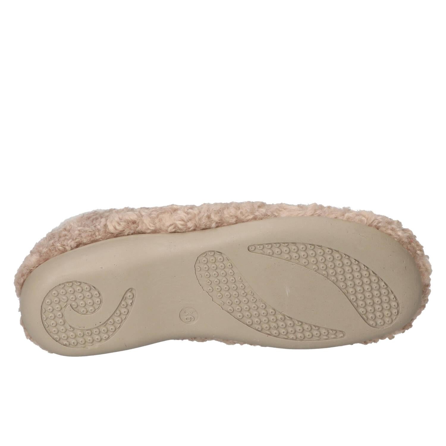 Pantoffels, Lichtbeige