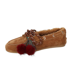 Veterschoenen, Cognac