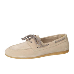 Veterschoenen, Lichtbeige