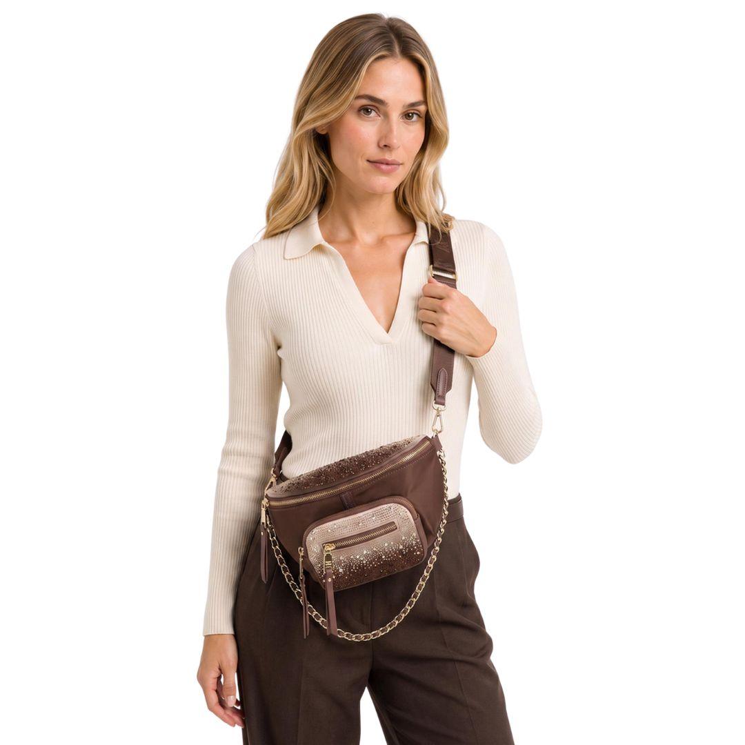 Crossbody Tassen, Donkerbruin