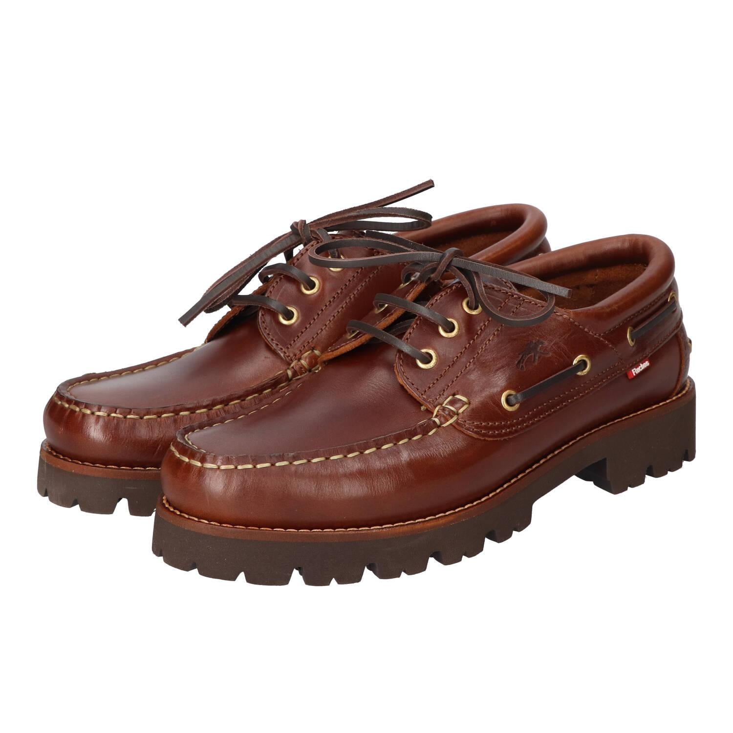 Veterschoenen, Cognac