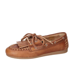 Veterschoenen, Cognac