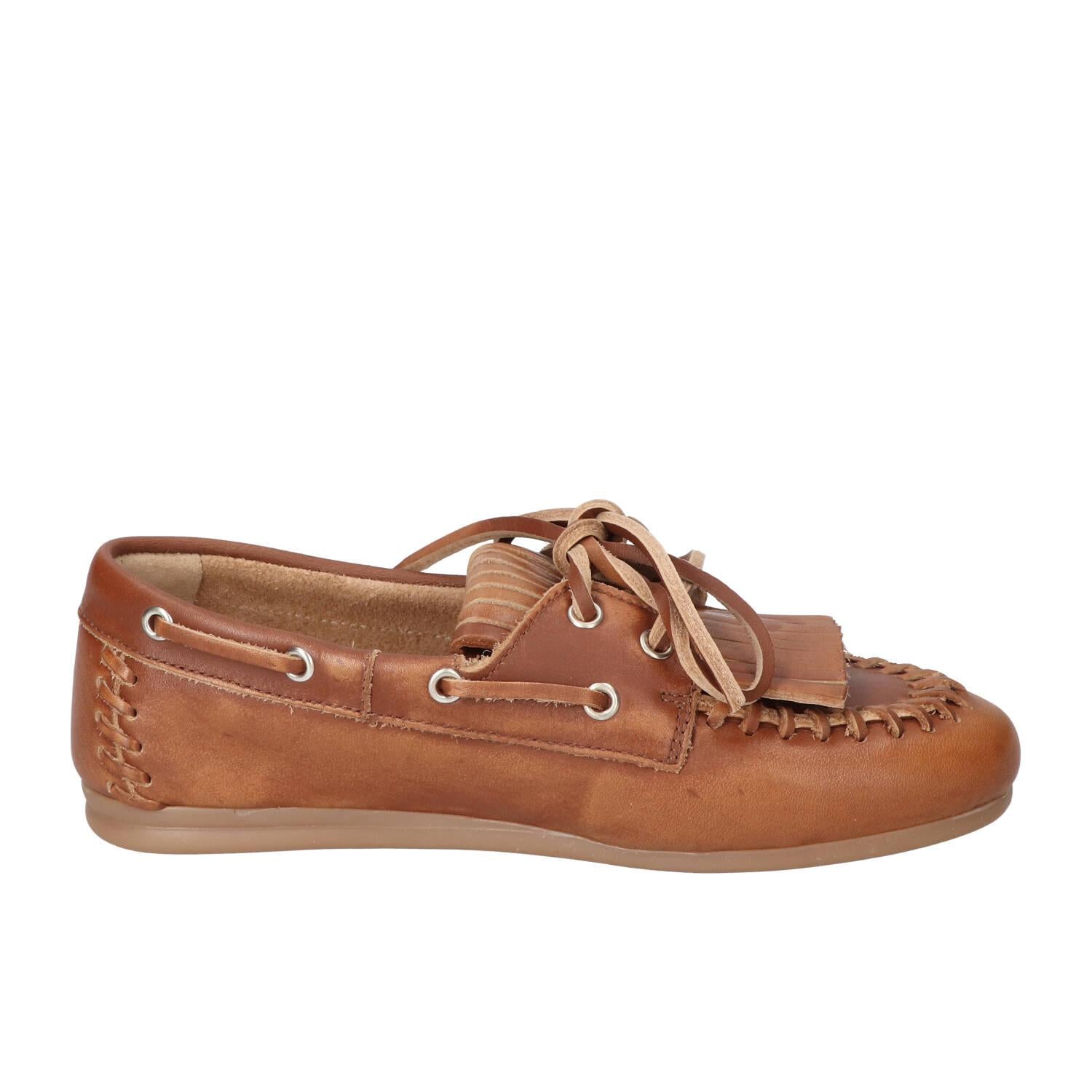 Veterschoenen, Cognac